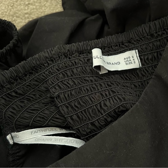 FAITHFULL THE BRAND eryn mini dress black small - Picture 9 of 10